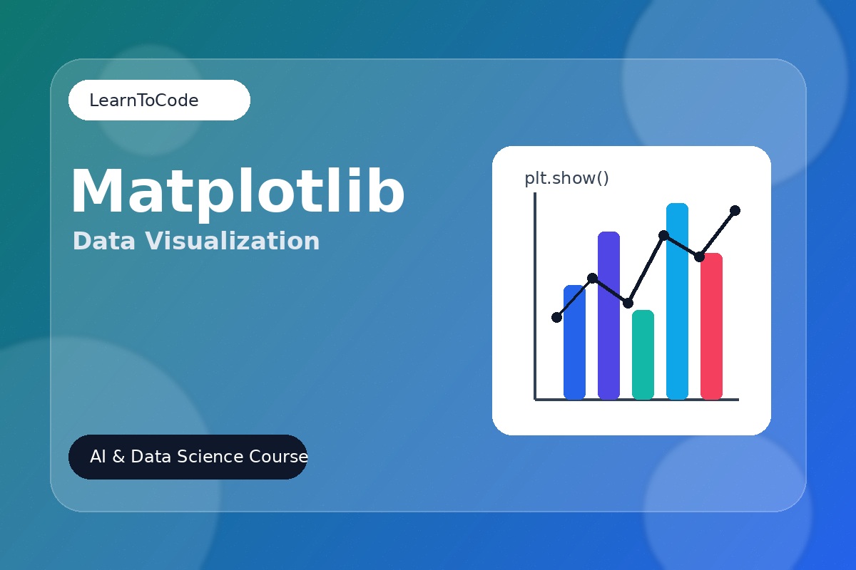 Matplotlib course για γραφήματα και data visualization