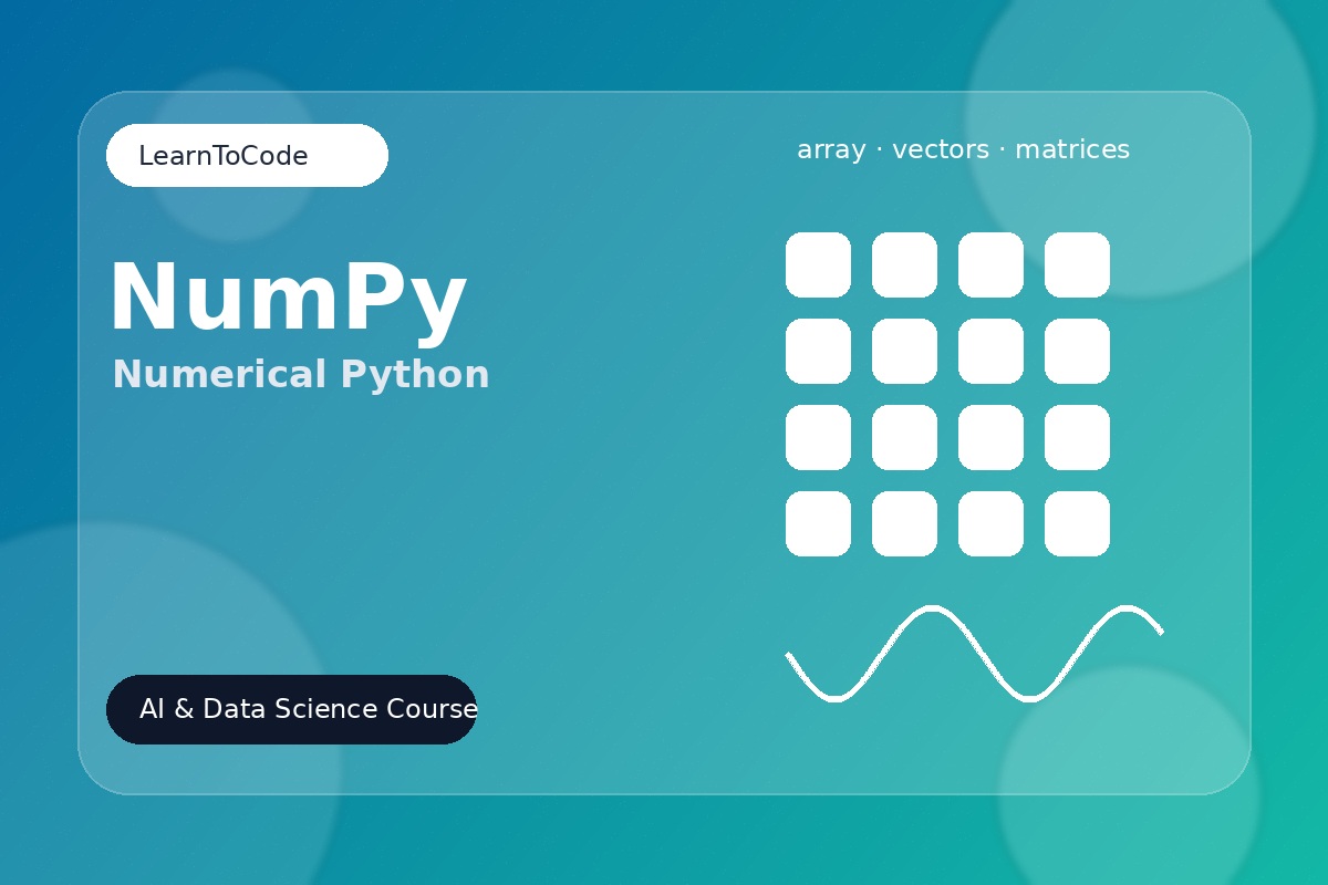 NumPy course για αριθμητικούς υπολογισμούς με Python