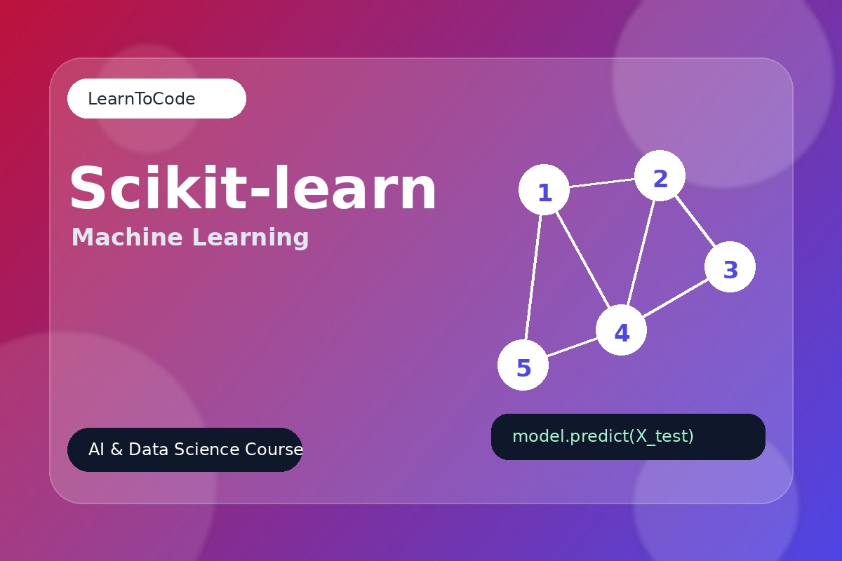 Scikit-learn course για machine learning με Python